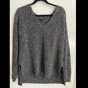 Athleta knit sweater Heathered gray